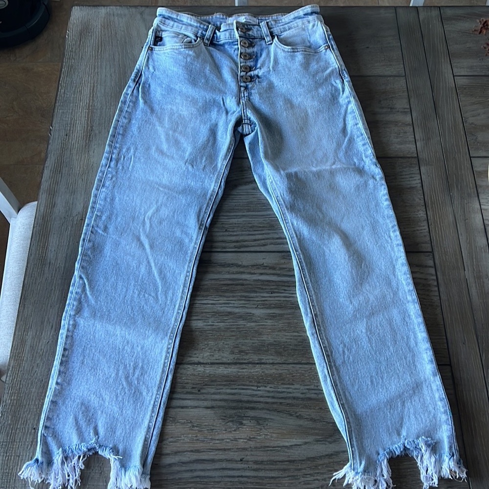 KanCan Straight Leg Light Wash Jean